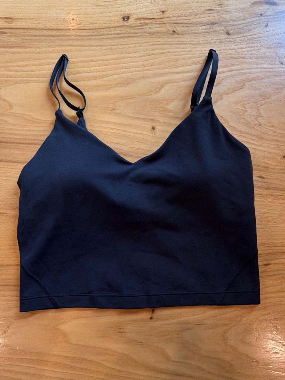 Lululemon V-Neck Align Crop Tank Size 6 Black